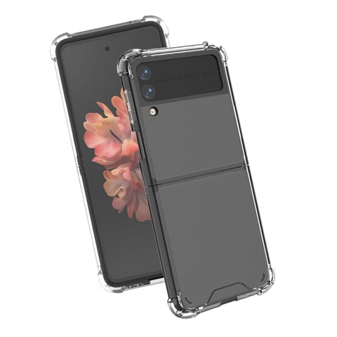 Per Samsung Galaxy Z Flip4 Custodia per telefono in TPU acrilico trasparente resistente agli urti, For Samsung Galaxy Z Flip4