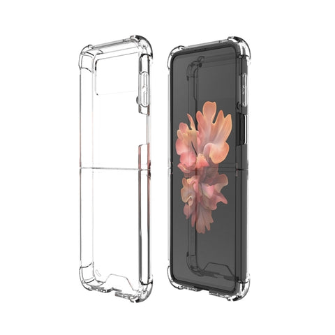 Per Samsung Galaxy Z Flip4 Custodia per telefono in TPU acrilico trasparente resistente agli urti, For Samsung Galaxy Z Flip4