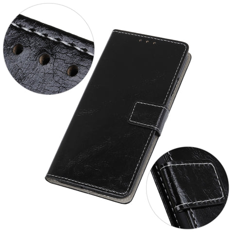 Étui en cuir pour mobile orizzontali avec texture rétro Crazy Horse pour Galaxy M30/A40S, avec support, emplacement pour plan et corniche pour photo, Galaxy M30/A40S, pour Samsung Galaxy M30/A40S
