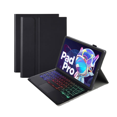 Custodia per tablet in pelle con tastiera touch Bluetooth AM20-AS in pelle di agnello retroilluminata per Lenovo Xiaoxin Pad 2022 10.6 pollici/Tab M10 Plus 10.6 3rd Gen 2022, with Touch / Backlight, with Touch/Backlight