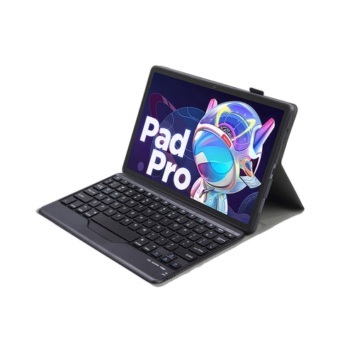 AM20-B Pelle di Agnello Texture Ultra-sottile Tastiera Bluetooth Custodia Tablet In Pelle Per Lenovo Xiaoxin Pad 2022 10.6 pollici/Tab M10 Plus 10.6 3rd Gen 2022, Ultra-thin