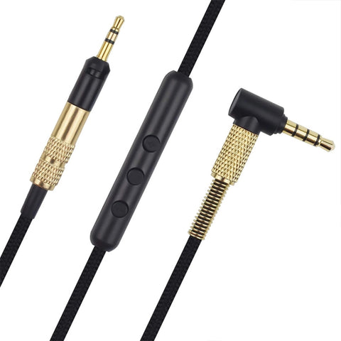 ZS0010 Cavité pour brassard avec câble de commande de 3,5 mm à 2,5 mm pour Sennheiser HD518 HD558 HD598 HD579 559, version à commande filaire