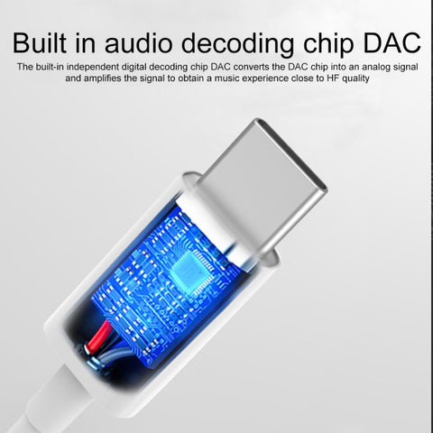 Adattatore audio per auricolare da tipo C maschio a femmina da 3,5 mm