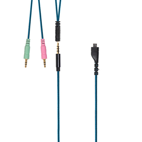 ZS0158 Spina dritta + cavo adattatore Cavo audio pour brassard de jeu pour SteelSeries Arctis 3/5/7, prise droite + câble adaptateur