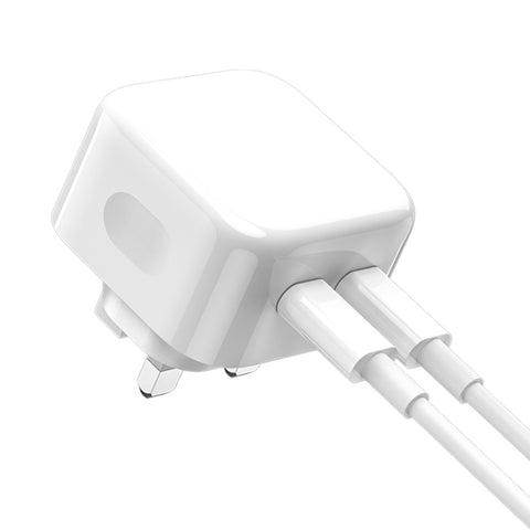 Caricabatterie PD ROCK T58 da 35 W con doppia porta USB-C/Type-C, presa UK, UK Plug