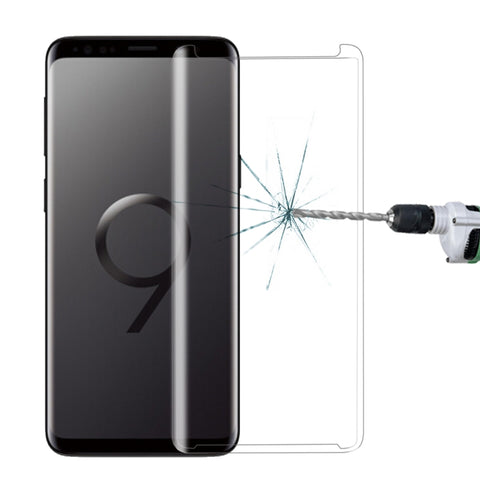 Per Galaxy S9 + Durezza superficiale 9H Bordo curvo 3D Antigraffio Protezione schermo in vetro temperato HD a schermo non intero, Galaxy S9+ 3D, For Galaxy S9+ 3D