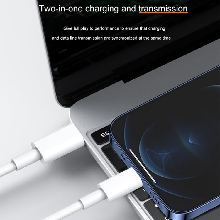 20W USB-C to 8 Pin Fast Charging Cable for iPhone & iPad