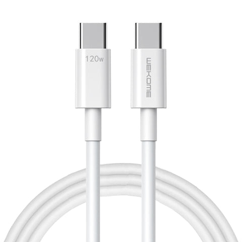 Cavo dati a ricarica rapida WK WDC-175 da USB-C/Type-C a USB/Type-C da 120 W, lunghezza: 1,2 m