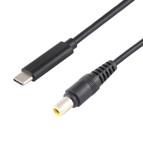 Pour un câble standard pour ordinateur portable Lenovo USB-C / Type-C de 7,9 x 5,5 mm, longueur du câble : environ 1,5 m, Type-C jusqu'à 7,9 x 5,5 mm