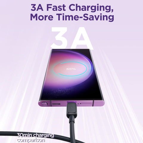 JOYROOM S-AC027A14 Cavo dati di ricarica rapida da USB a USB-C/Type-C serie multicolore 3A, lunghezza: 1,2 m, USB to Type-C
