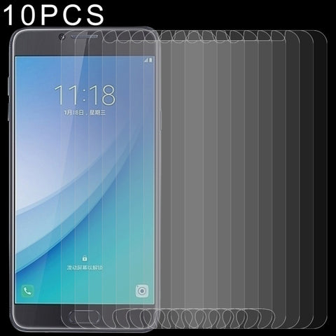 Pellicola in vetro temperato 9H 2.5D da 10 pezzi 0,26mm per Galaxy C7 Pro, For Galaxy C7 Pro(10 PCS)