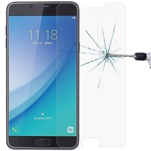 Pellicola in vetro temperato 9H 2.5D da 0,26 mm per Galaxy C7 Pro, For Galaxy C7 Pro(1 PC)