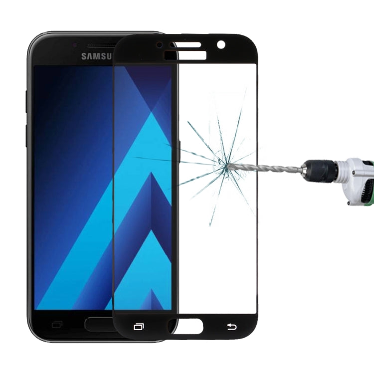 For Galaxy A3 (2017) / A320 0.33mm 9H Surface Hardness Silk-screen Full Screen Tempered Glass Screen Protector, For Galaxy A3 (2017)(1 PC)