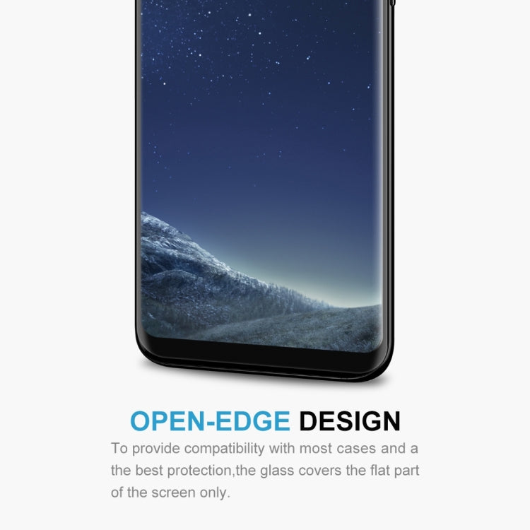 For Galaxy S8+ / G955 0.26mm 9H Surface Hardness 3D Explosion-proof Non-full Screen Curved Case Friendly Tempered Glass Film with Fully Adhesive        ...
