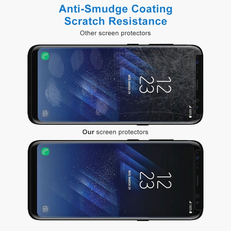 For Galaxy S8+ / G955 0.26mm 9H Surface Hardness 3D Explosion-proof Non-full Screen Curved Case Friendly Tempered Glass Film with Fully Adhesive        ...