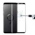For Galaxy S9+ 0.33mm 9H Surface Hardness 3D Curved Edge Anti-scratch Full Screen HD Full Glue Glass Screen Protector, For Galaxy S9+