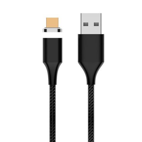 Cavo dati magnetico intrecciato in nylon da USB a micro USB M11 5A, lunghezza cavo: 2 m, Micro USB