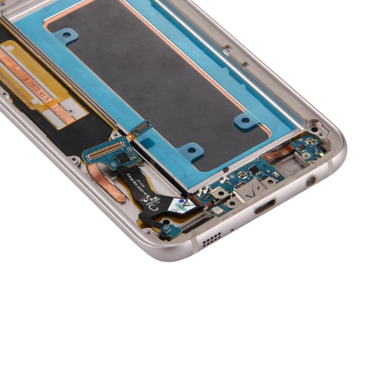 Original LCD Screen and Digitizer Full Assembly with Frame & Charging Port Board & Volume Button & Power Button For Galaxy S7 Edge / G935F              ...