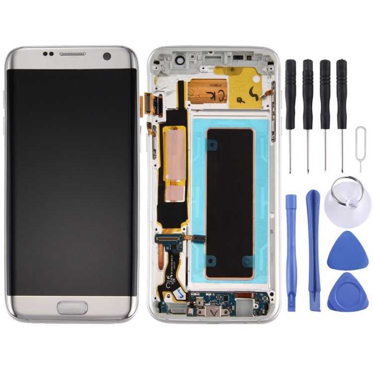 Original LCD Screen and Digitizer Full Assembly with Frame & Charging Port Board & Volume Button & Power Button For Galaxy S7 Edge / G935F              ...