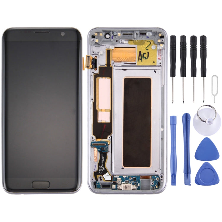 Galaxy S7 Edge LCD Screen and Digitizer Assembly with Frame