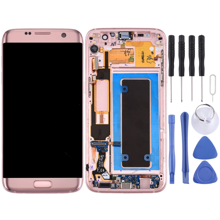 Galaxy S7 Edge LCD Screen and Digitizer Assembly with Frame