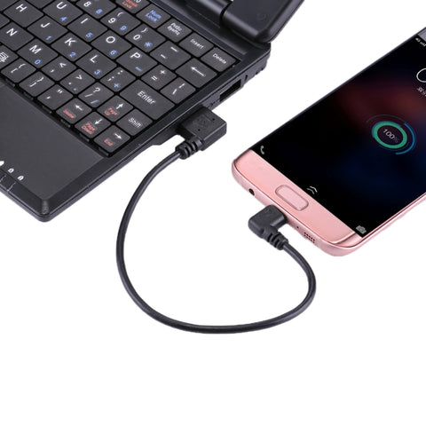 Cavo di ricarica da gomito USB a micro USB da 24 cm