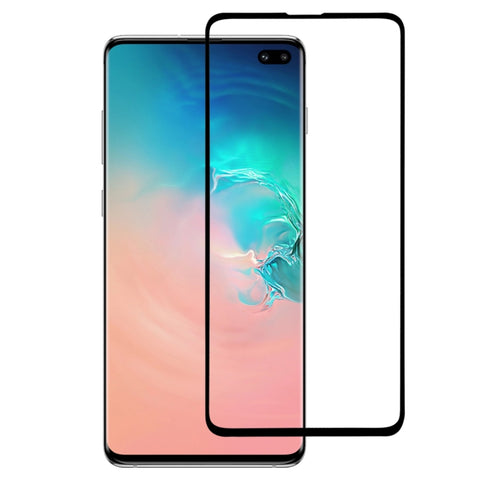 Pellicola in vetro temperato cristallo con schermo curvo premium 9H 2.5D per Galaxy S10 Plus, For Galaxy S10 Plus (2.5D)