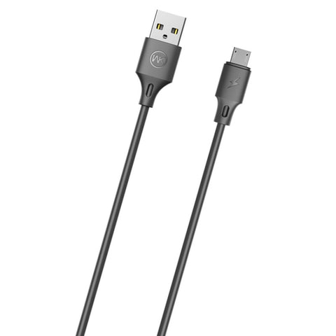WK WDC-092 Cavo di ricarica per sincronizzazione dati da USB a micro USB serie Pro a piena velocità da 2 m 2,4 A uscita massima, 2m Micro USB