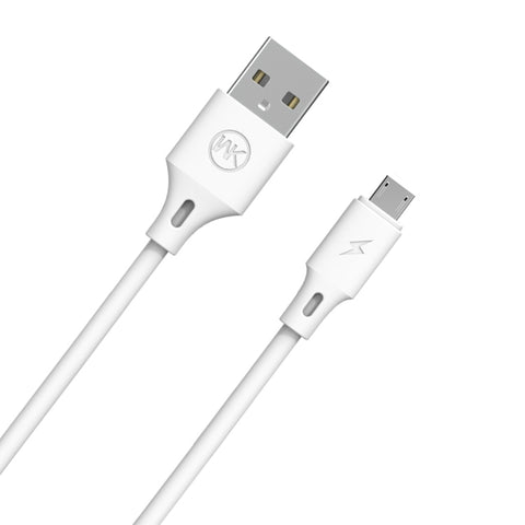 WK WDC-092 Cavo di ricarica per sincronizzazione dati da USB a micro USB serie Pro a velocità massima da 3 m 2,4 A, 3m Micro USB