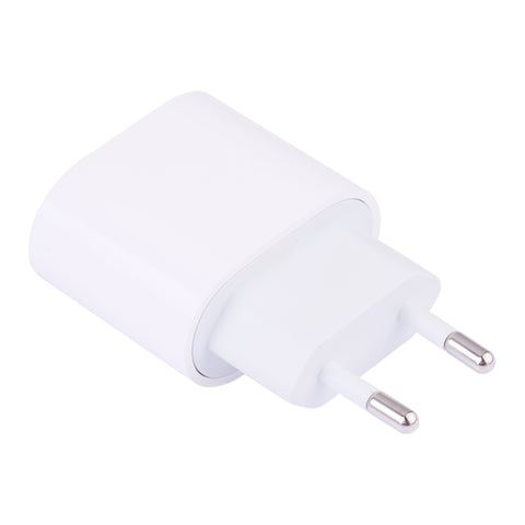Adattatore di alimentazione per caricabatterie rapido Type-C / USB-C PD da 18 W, spina europea, EU Plug