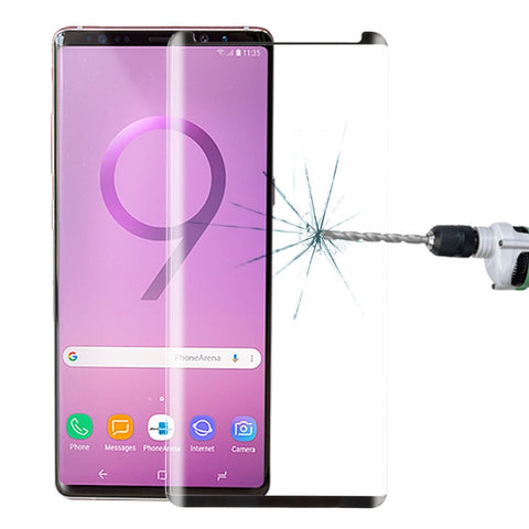 Pellicola in vetro temperato con colla per bordi Case Friendly per Galaxy Note 9, For Galaxy Note 9（1 PC）
