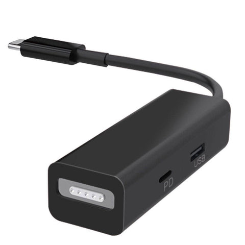 MagSafe 3 en 1 1/2 + port PD + adaptateur convertisseur USB vers USB-C/Type-C