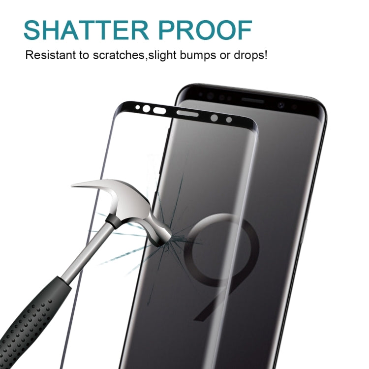 25 PCS For Galaxy S9 9H Surface Hardness 3D Curved Edge Anti-scratch Full Screen HD Tempered Glass Screen Protector, For Galaxy S9, Full (25 PCS)       ...