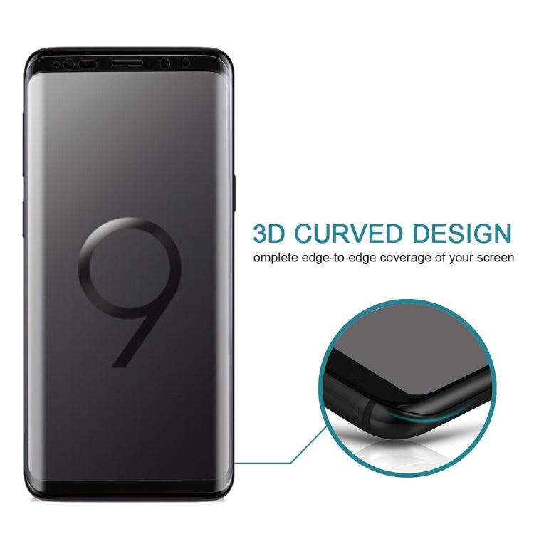 25 PCS For Galaxy S9 9H Surface Hardness 3D Curved Edge Anti-scratch Full Screen HD Tempered Glass Screen Protector, For Galaxy S9, Full (25 PCS)       ...