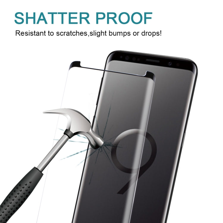 25 PCS For Galaxy S9 9H Surface Hardness 3D Curved Edge Anti-scratch Non-full Screen HD Tempered Glass Screen Protector, For Galaxy S9, Non-full (25 PCS...