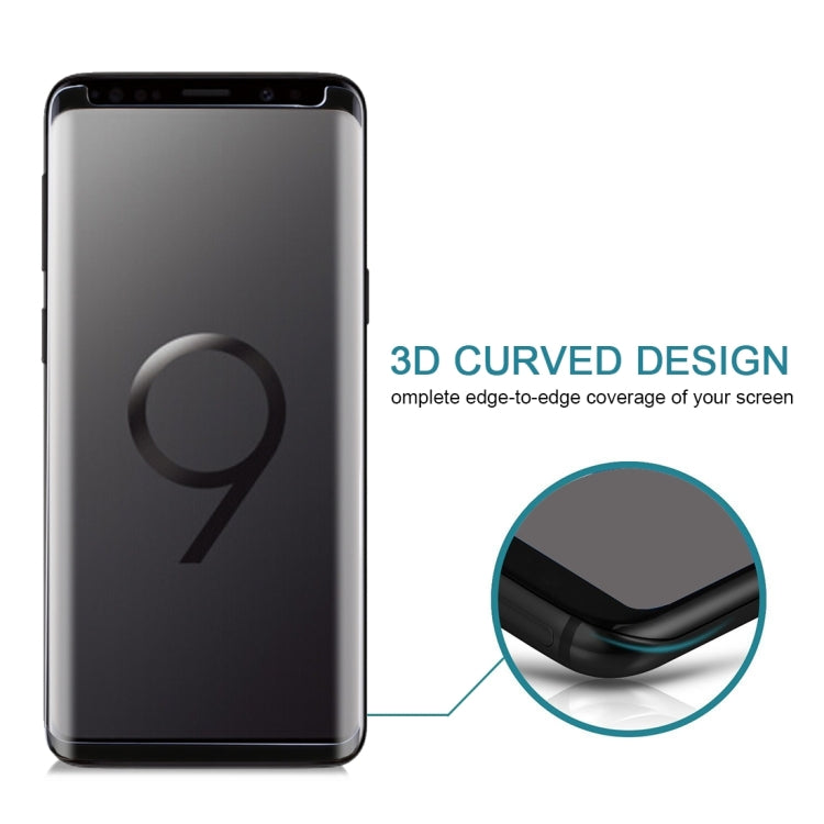 25 PCS For Galaxy S9 9H Surface Hardness 3D Curved Edge Anti-scratch Non-full Screen HD Tempered Glass Screen Protector, For Galaxy S9, Non-full (25 PCS...