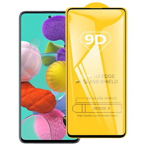 Per Galaxy A51 9D Pellicola in vetro temperato a schermo intero con colla completa, For Galaxy A51 (1 PC)