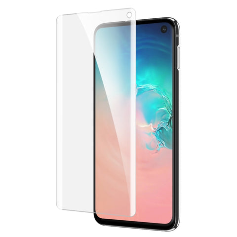 Vetro temperato a colla completa curvato a liquido UV per Galaxy S10e, For Galaxy S10e