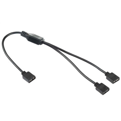 Cavité de prolongation pour PC AURA RGB à 3 broches 5 V de 1 à 2 pour Asus, 1 à 2