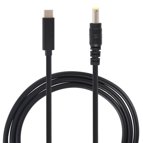 Cavo di ricarica per notebook da USB-C / Type-C a 5,5 x 2,5 mm, longhezza cavo: environ 1,5 m (noir), Type-C à 5,5 x 2,5 mm (droit)