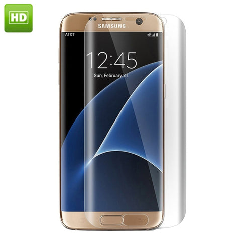 Pellicola salvaschermo HD con superficie curva ENKAY Hat-Prince per Galaxy S7 Edge, materiale PET