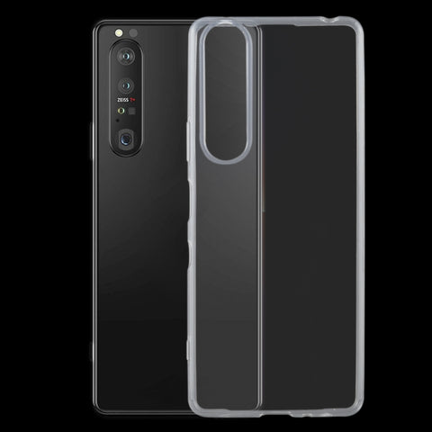 Per Sony Xperia 1 III Custodia protettiva morbida in TPU trasparente ultrasottile da 0,75 mm, For Sony Xperia 1 III