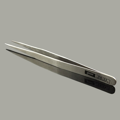 Pinzette dritte in acciaio Gooi TS-11, TS-11