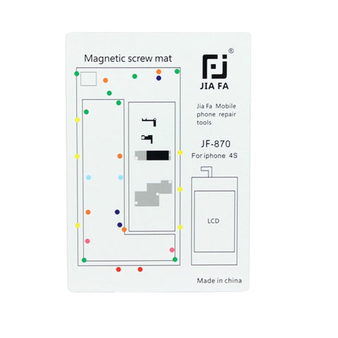 Tappetino per viti magnetiche JIAFA per iPhone 4S, For 4S
