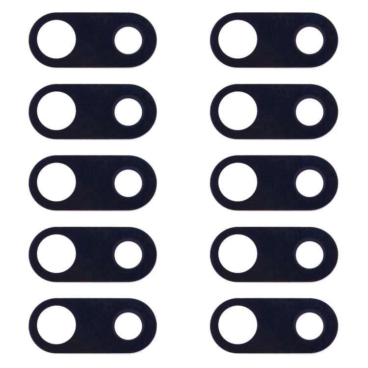 10 PCS Back Camera Lens for LG V30 H930 H933, For LG V30 (Black), For LG V30 (Silver)