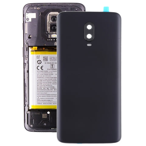 Per OnePlus 6T Cover posteriore batteria con obiettivo fotocamera, For OnePlus 6T, (Frosted Black ), For OnePlus 6T, (Jet Black), For OnePlus 6T, (Purple)