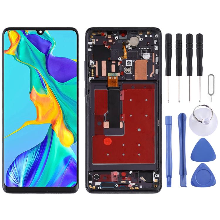 LCD Screen and Digitizer Full Assembly with Frame for Huawei P30 Pro, For Huawei P30 Pro with Frame, For Huawei P30 Pro (Breathing Crystal)             ...