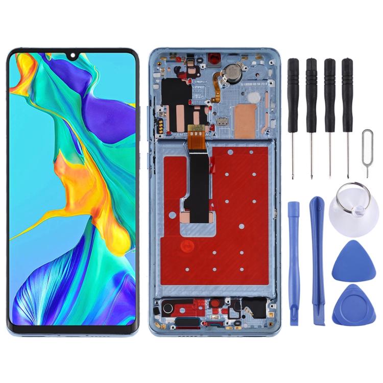 LCD Screen and Digitizer Full Assembly with Frame for Huawei P30 Pro, For Huawei P30 Pro with Frame, For Huawei P30 Pro (Breathing Crystal)             ...