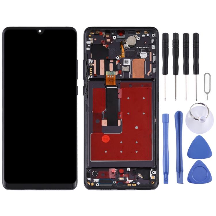 LCD Screen and Digitizer Full Assembly with Frame for Huawei P30 Pro, For Huawei P30 Pro with Frame, For Huawei P30 Pro (Breathing Crystal)             ...