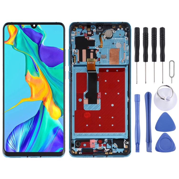 LCD Screen and Digitizer Full Assembly with Frame for Huawei P30 Pro, For Huawei P30 Pro with Frame, For Huawei P30 Pro (Breathing Crystal)             ...